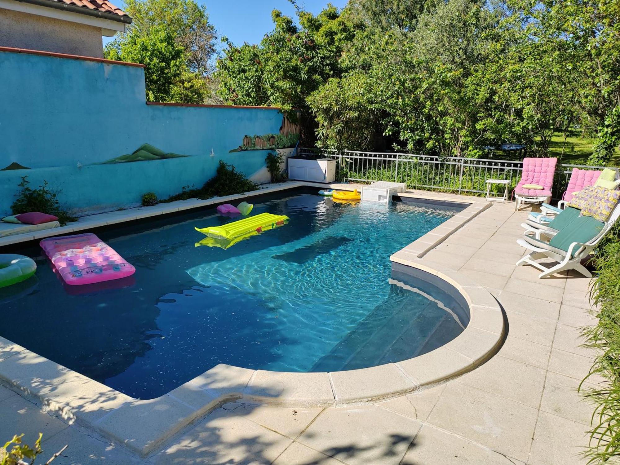 80 M2 Independant 4 Personnes Direct Gare Ou Aeroport Jardin Piscine Apartment Toulouse Luaran gambar